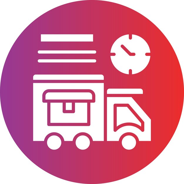 Estilo del icono del servicio de entrega
