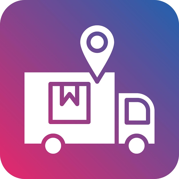 Estilo del icono del servicio de entrega
