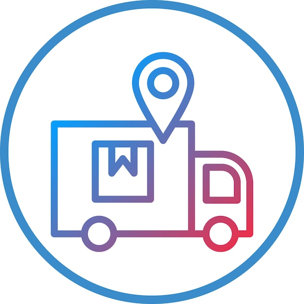 Estilo del icono del servicio de entrega
