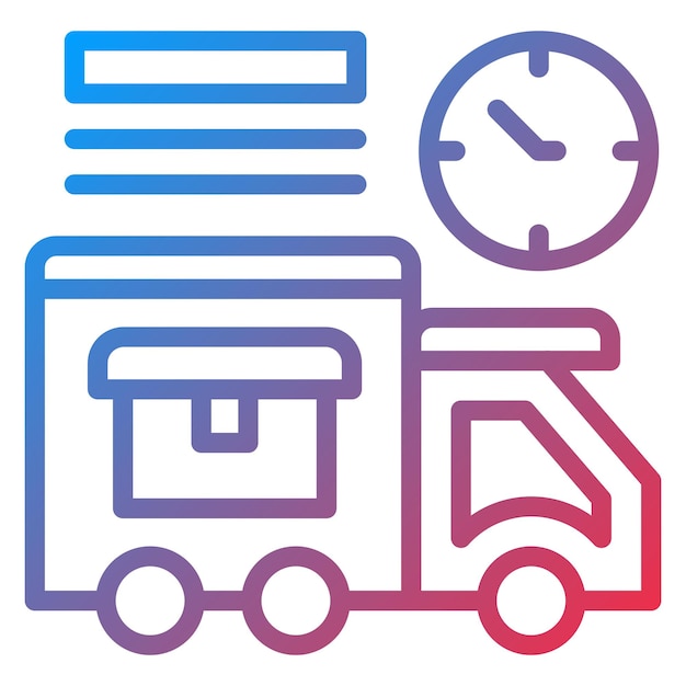 Estilo del icono del servicio de entrega