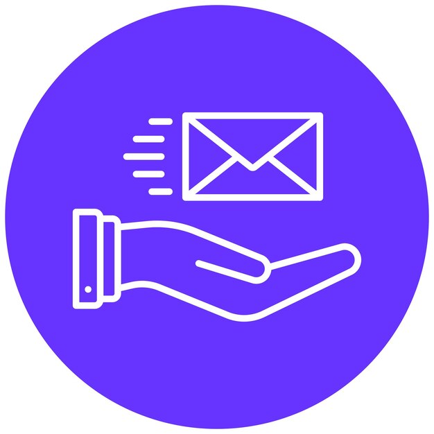 Estilo del icono de los servicios postales