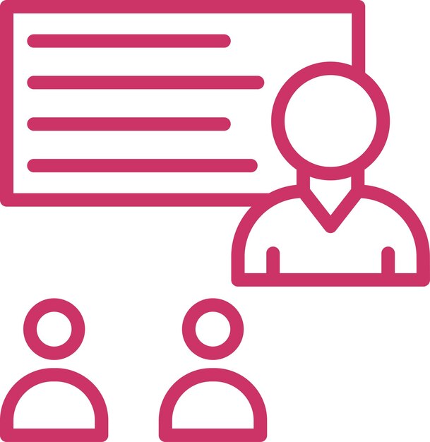 Estilo del icono de la sesión de entrenamiento de diseño vectorial