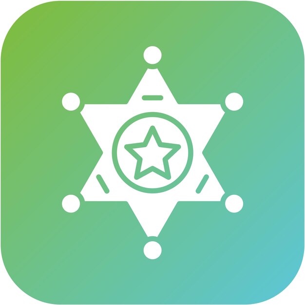 Estilo del icono del sheriff
