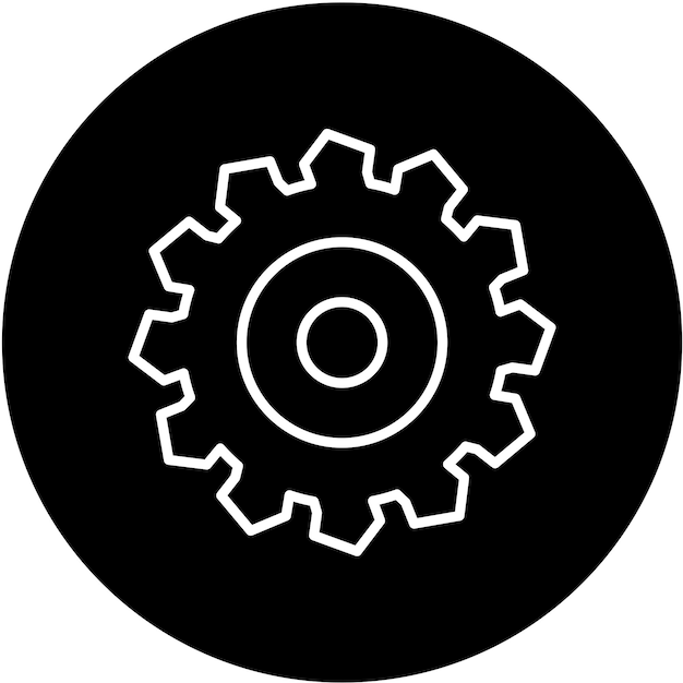 Estilo del icono de la sierra circular