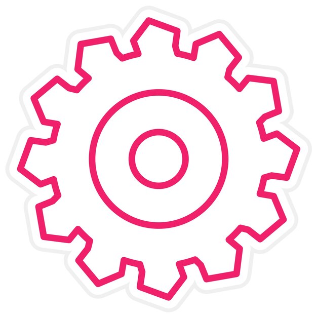 Estilo del icono de la sierra circular