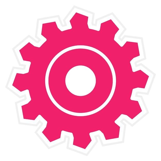 Estilo del icono de la sierra circular