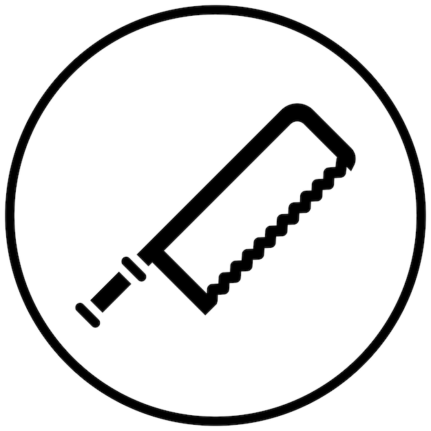 Estilo del icono de la sierra