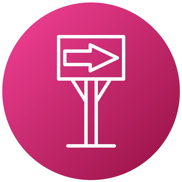 Estilo del icono del signo de diseño vectorial