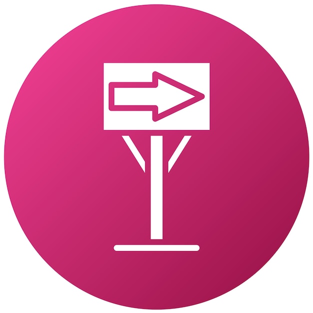 Estilo del icono del signo de diseño vectorial