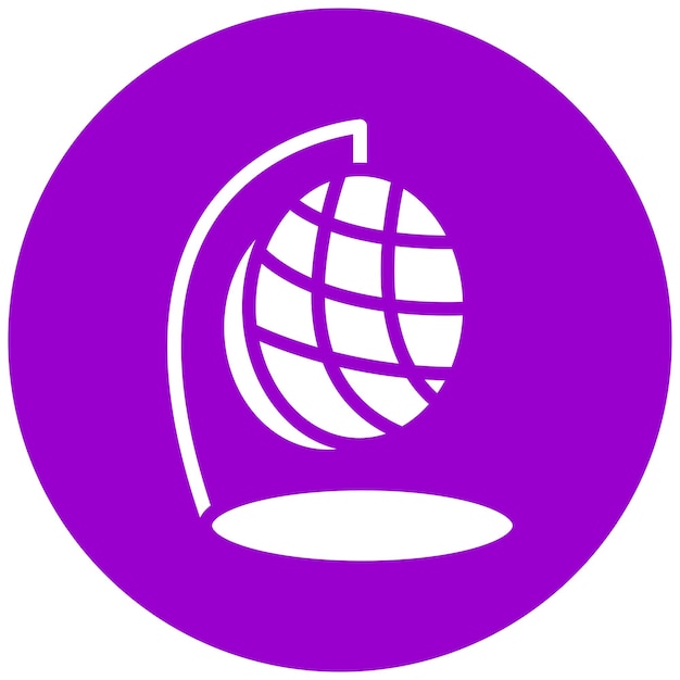 Estilo de icono de la silla de caña de diseño vectorial