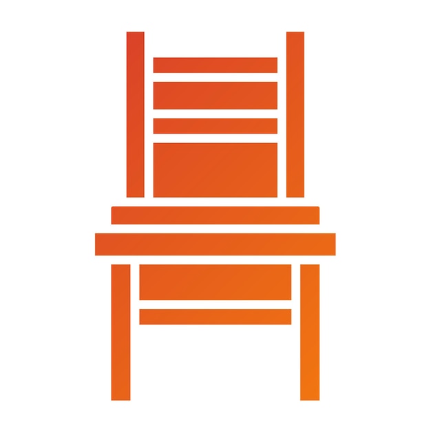Estilo del icono de la silla