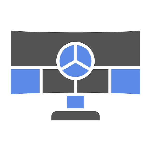 Estilo del icono de simulación de diseño vectorial