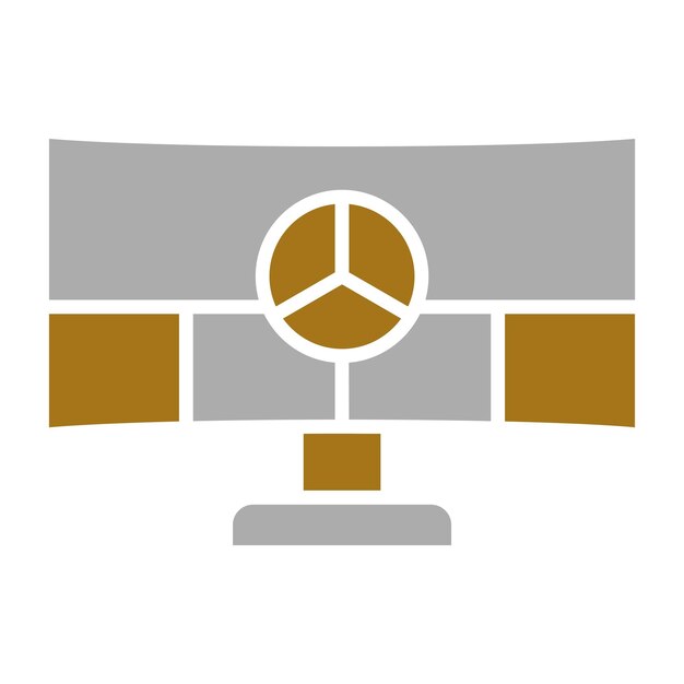 Estilo del icono de simulación de diseño vectorial