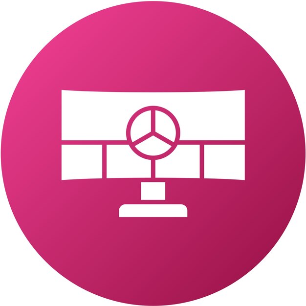 Estilo del icono de simulación de diseño vectorial