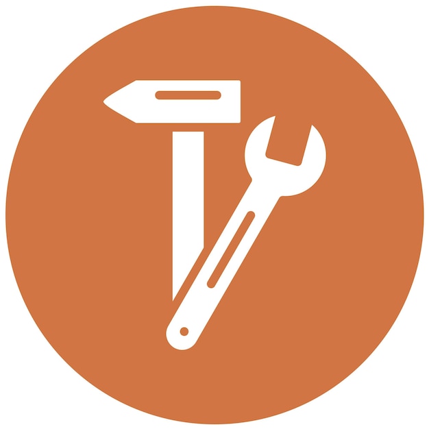 Estilo del icono del sistema de reparación de diseño vectorial
