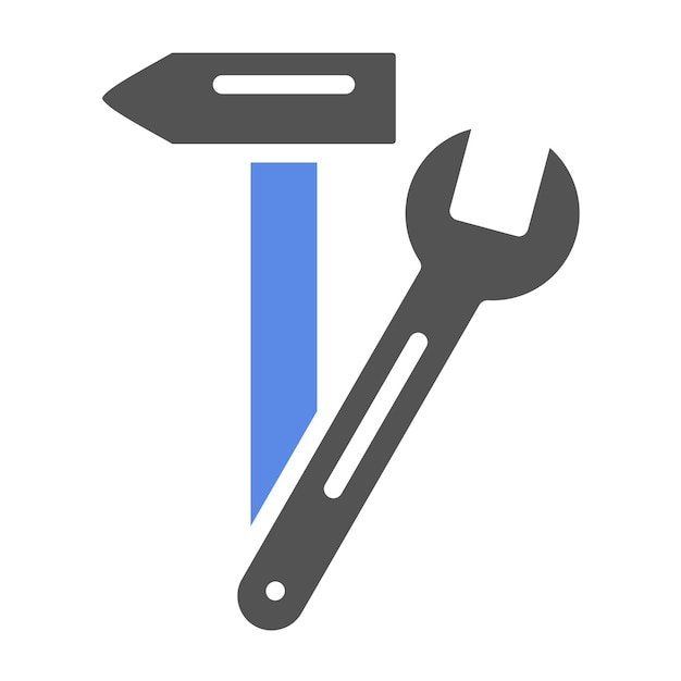Estilo del icono del sistema de reparación de diseño vectorial