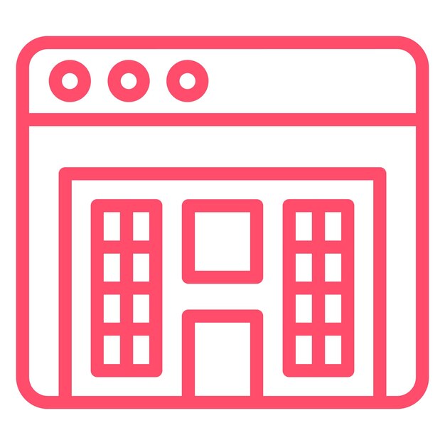 Estilo del icono del sitio web corporativo