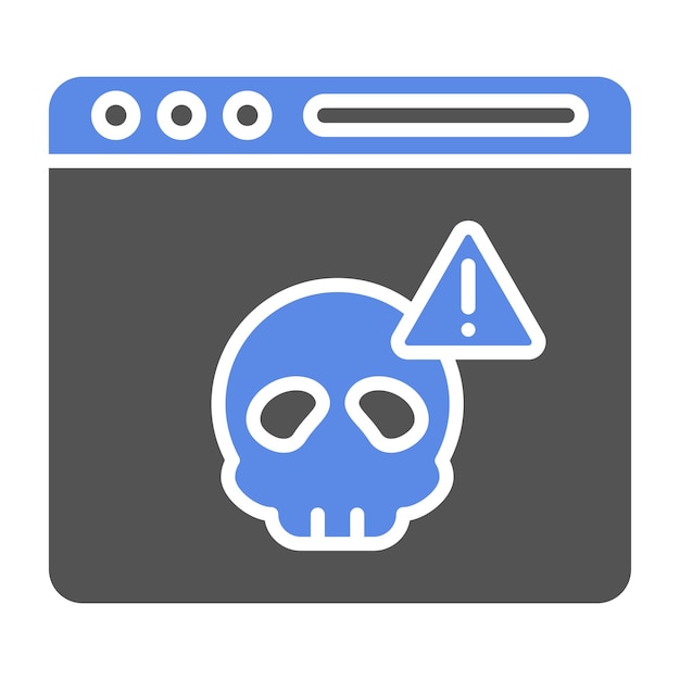 Estilo de icono del sitio web hackeado