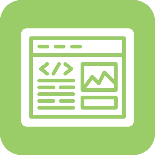 Estilo del icono del sitio web Ux
