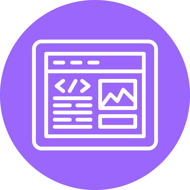 Estilo del icono del sitio web Ux