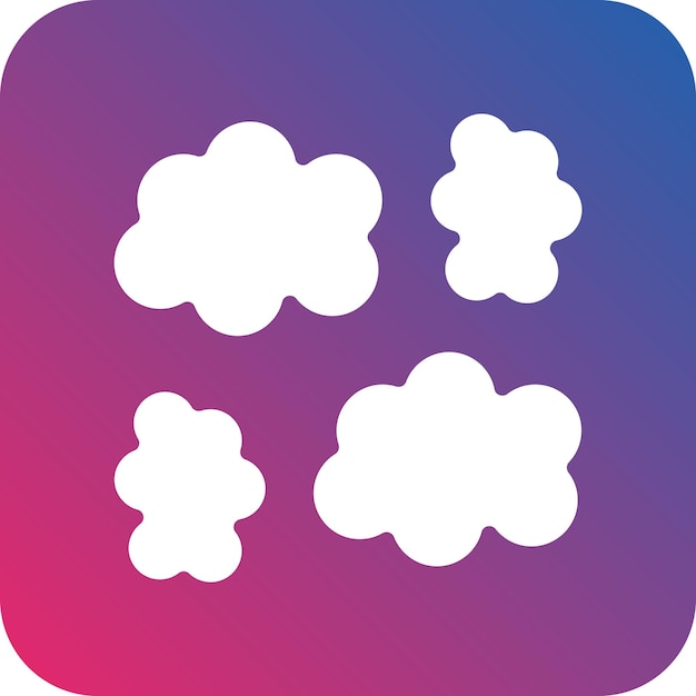 Estilo del icono de smog
