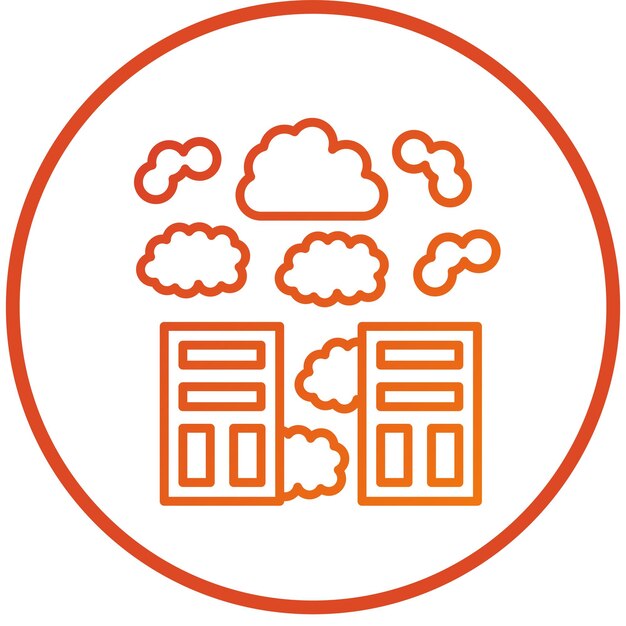 Estilo del icono de smog
