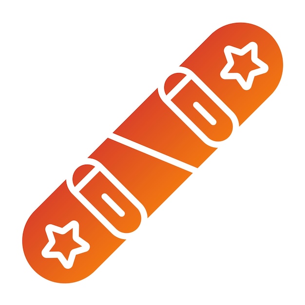 Estilo del icono de snowboard