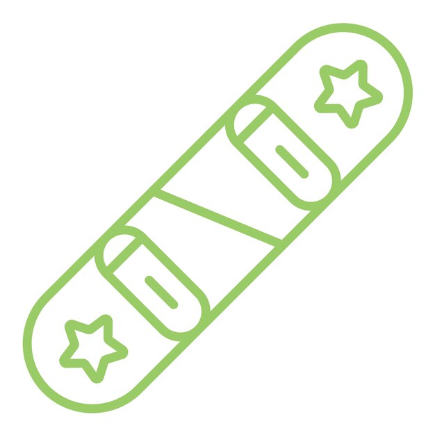 Estilo del icono de snowboard