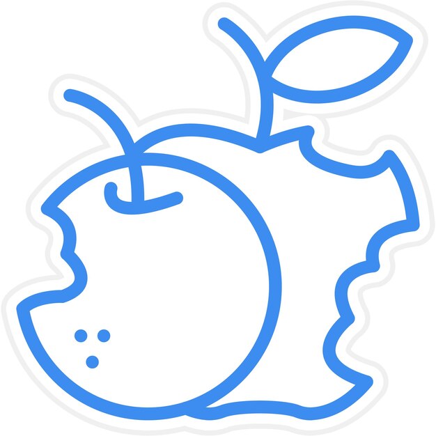 Estilo del icono de las sobras del diseño vectorial