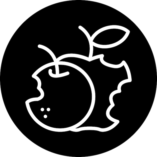 Estilo del icono de las sobras del diseño vectorial