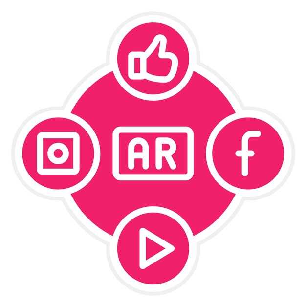 Estilo de icono social de Ar