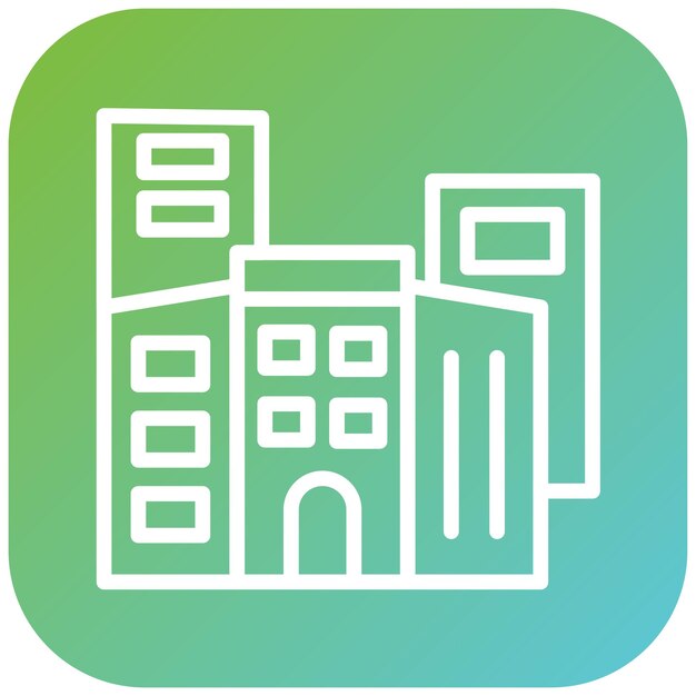 Estilo de icono de la sociedad de diseño vectorial