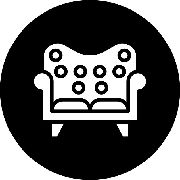 Estilo del icono del sofá