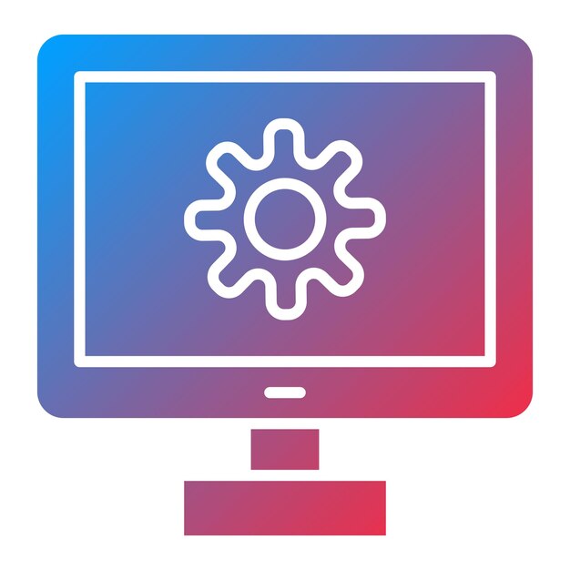 Vector estilo de icono del software de diseño vectorial