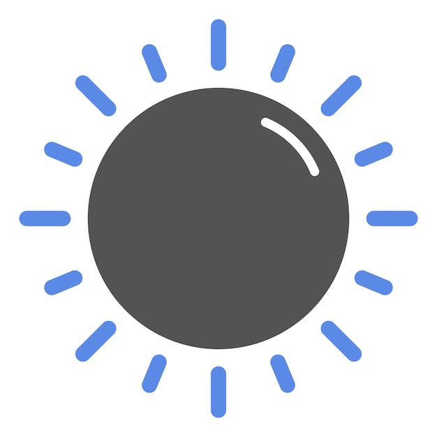 Estilo del icono del sol