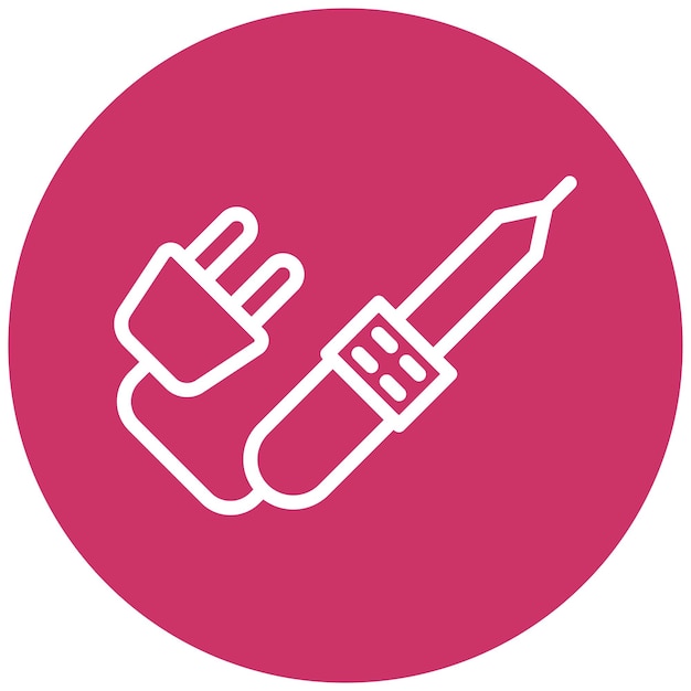Estilo del icono de soldadura de diseño vectorial