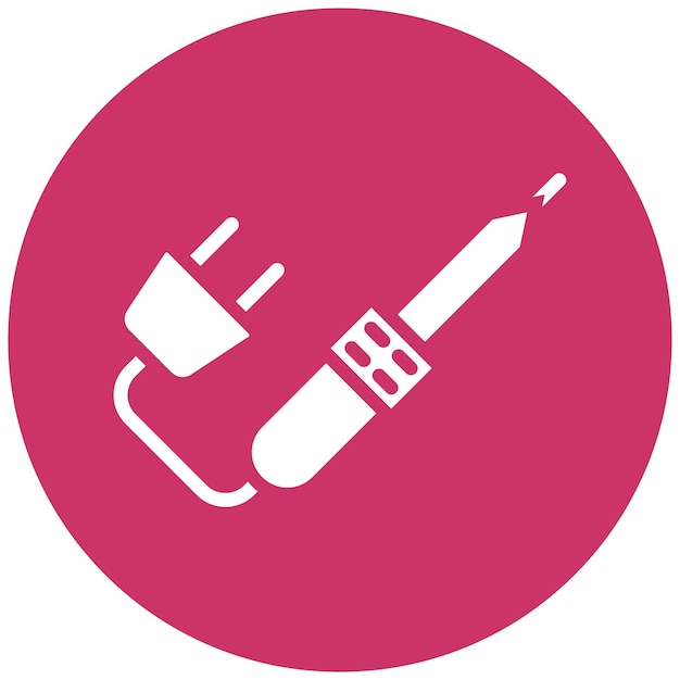 Estilo del icono de soldadura de diseño vectorial