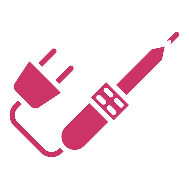 Estilo del icono de soldadura de diseño vectorial