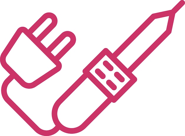 Estilo del icono de soldadura de diseño vectorial