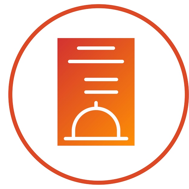 Estilo del icono de la solicitud de autoservicio de diseño vectorial