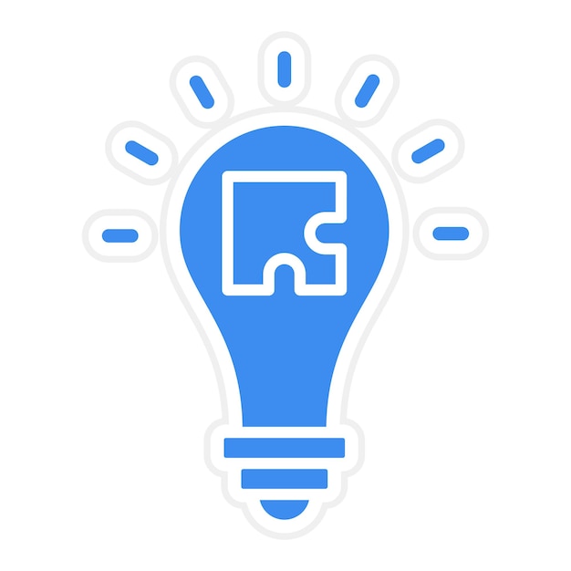 Estilo del icono de la solución de diseño vectorial