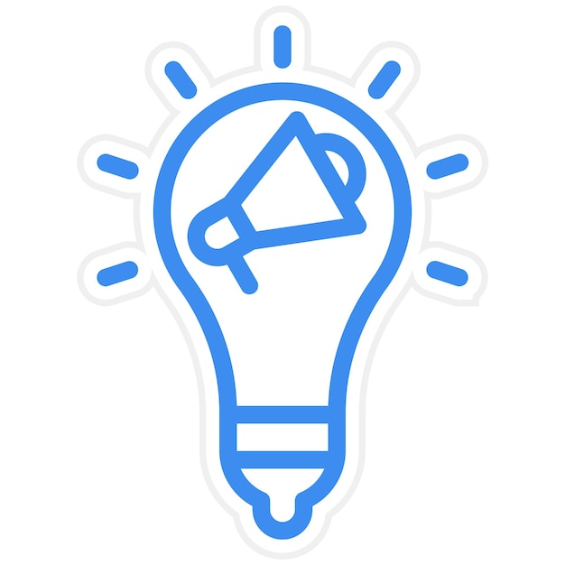 Estilo de icono de la solución de marketing de diseño vectorial