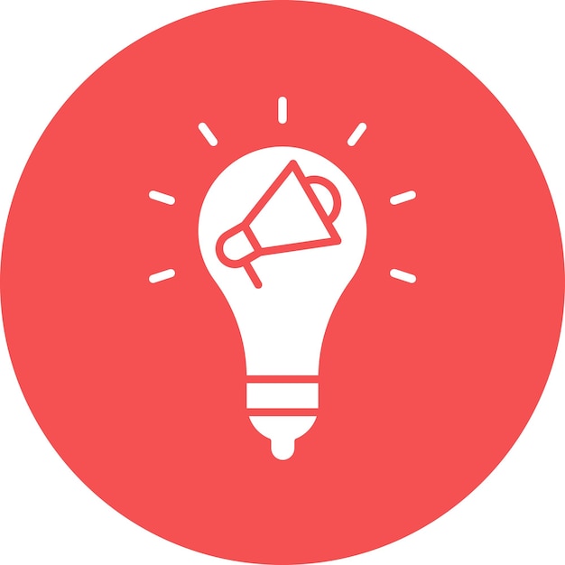 Estilo de icono de la solución de marketing de diseño vectorial