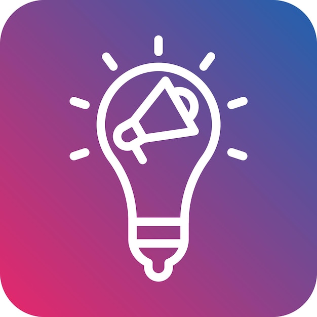 Estilo de icono de la solución de marketing de diseño vectorial