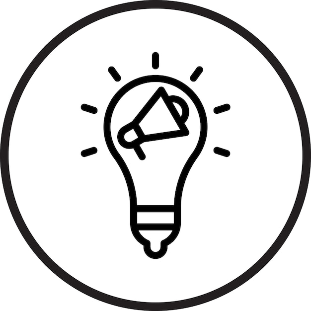 Estilo de icono de la solución de marketing de diseño vectorial