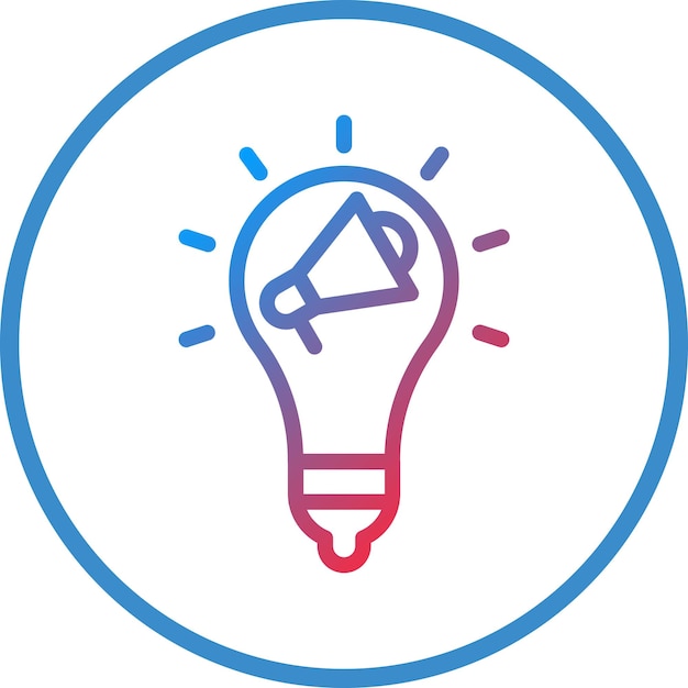 Estilo de icono de la solución de marketing de diseño vectorial