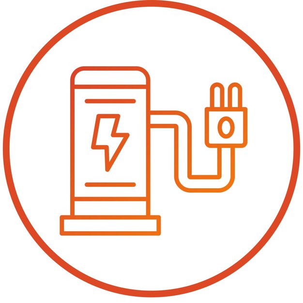 Estilo del icono del soporte de carga de diseño vectorial