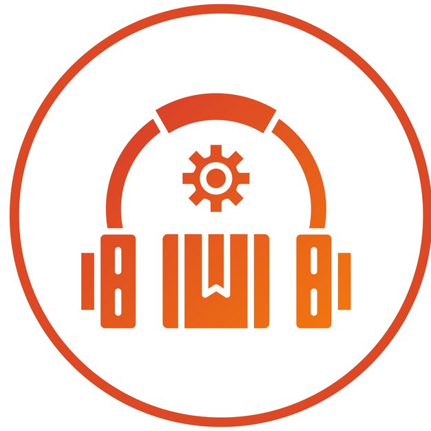 Estilo de icono de soporte de diseño vectorial