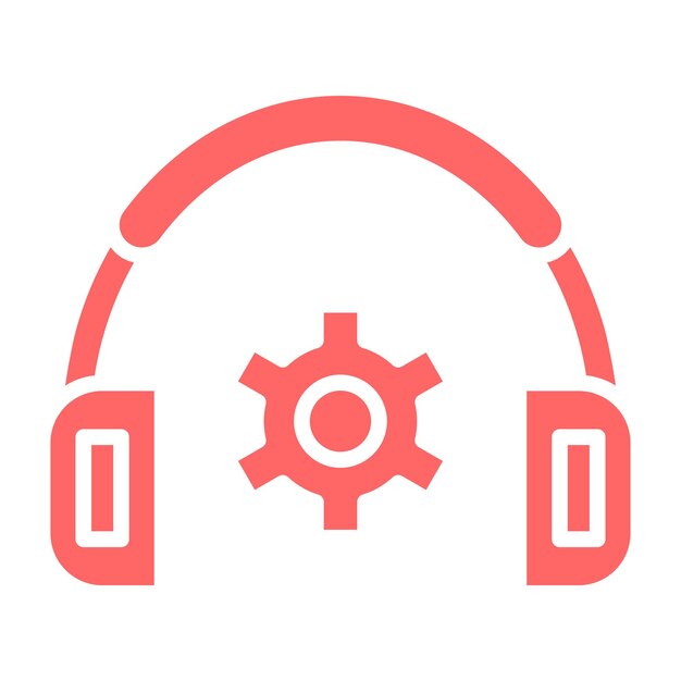 Estilo de icono de soporte de diseño vectorial