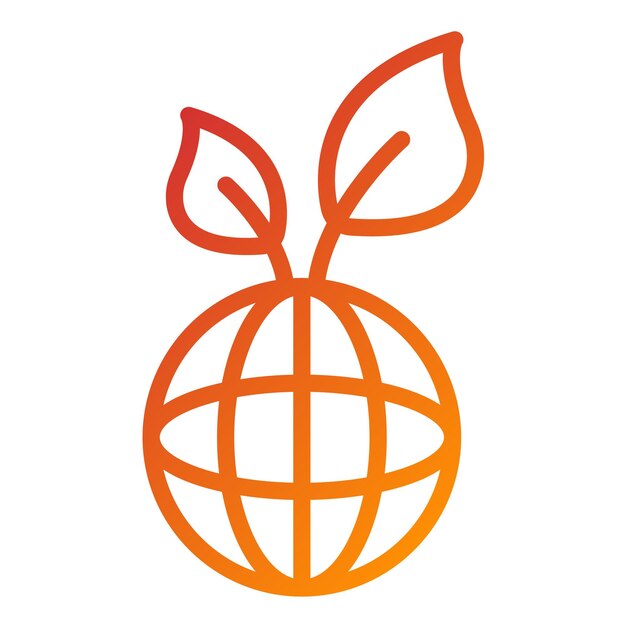 Estilo del icono de sostenibilidad del diseño vectorial